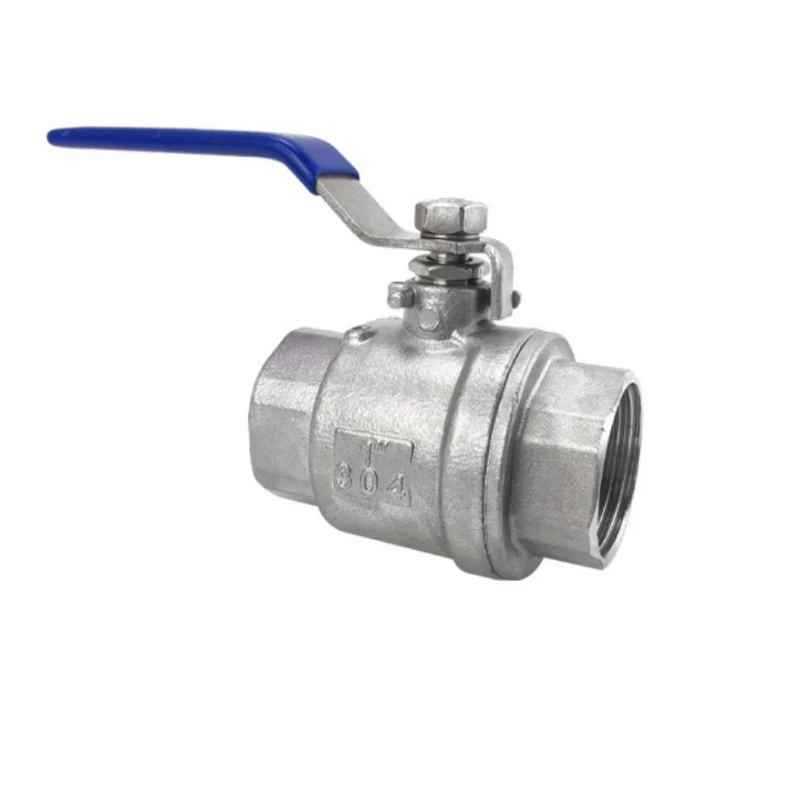 304 Stainless Steel 2‑Piece Ball Valve BSP Female Thread 1/4‑2 Inch Heavy‑Duty Water Gas Oil Pipeline Switch Fitting Adapter