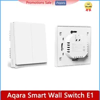 Aqara Smart Wall Switch E1 ZigBee 3.0 Smart Home Wireless Key Light Switch Fire Wire With NO Neutral For Mijia MiHome  homekit