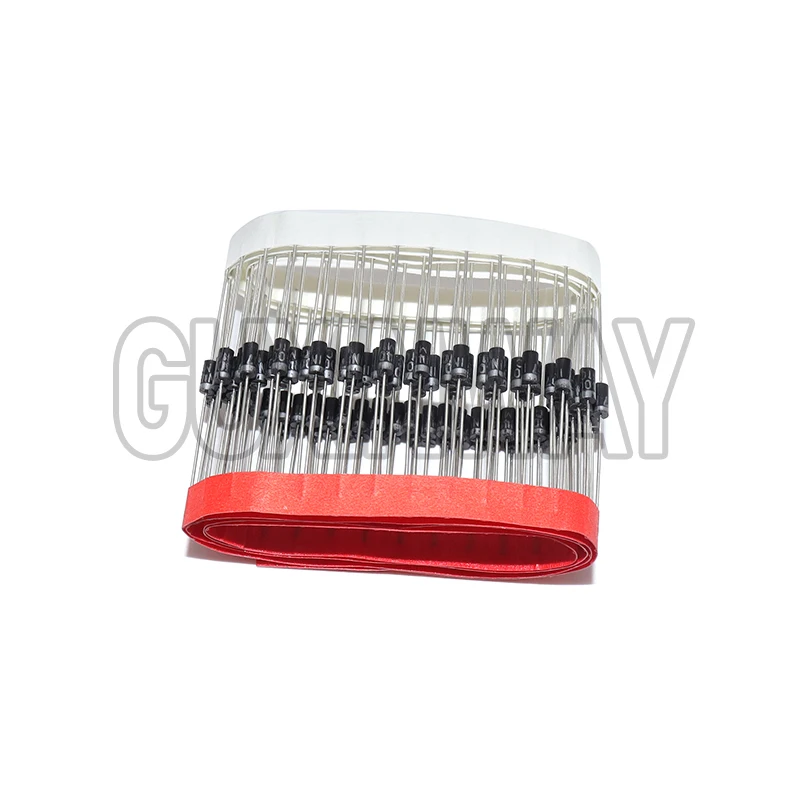 100pcs 1N4007 rectifier diode IN4007 1A 1200V DIP DO-41 Schottky diode image 4