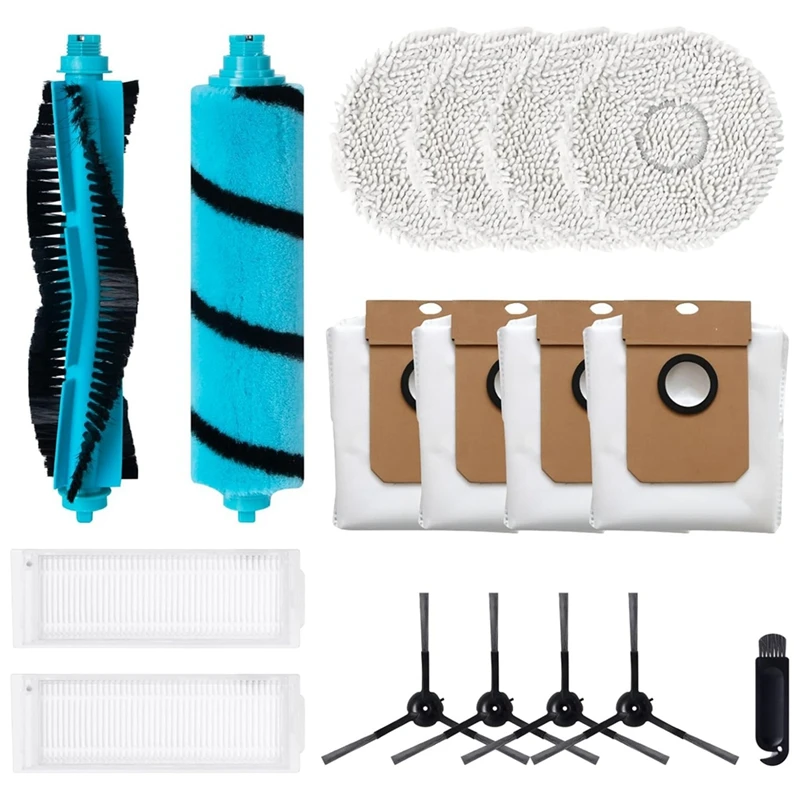 

T98C-For Cecotec Conga 11090 Robot Vacuum Cleaner Main Side Brush Hepa Filter Mop Cloth Replacement Parts Accessories