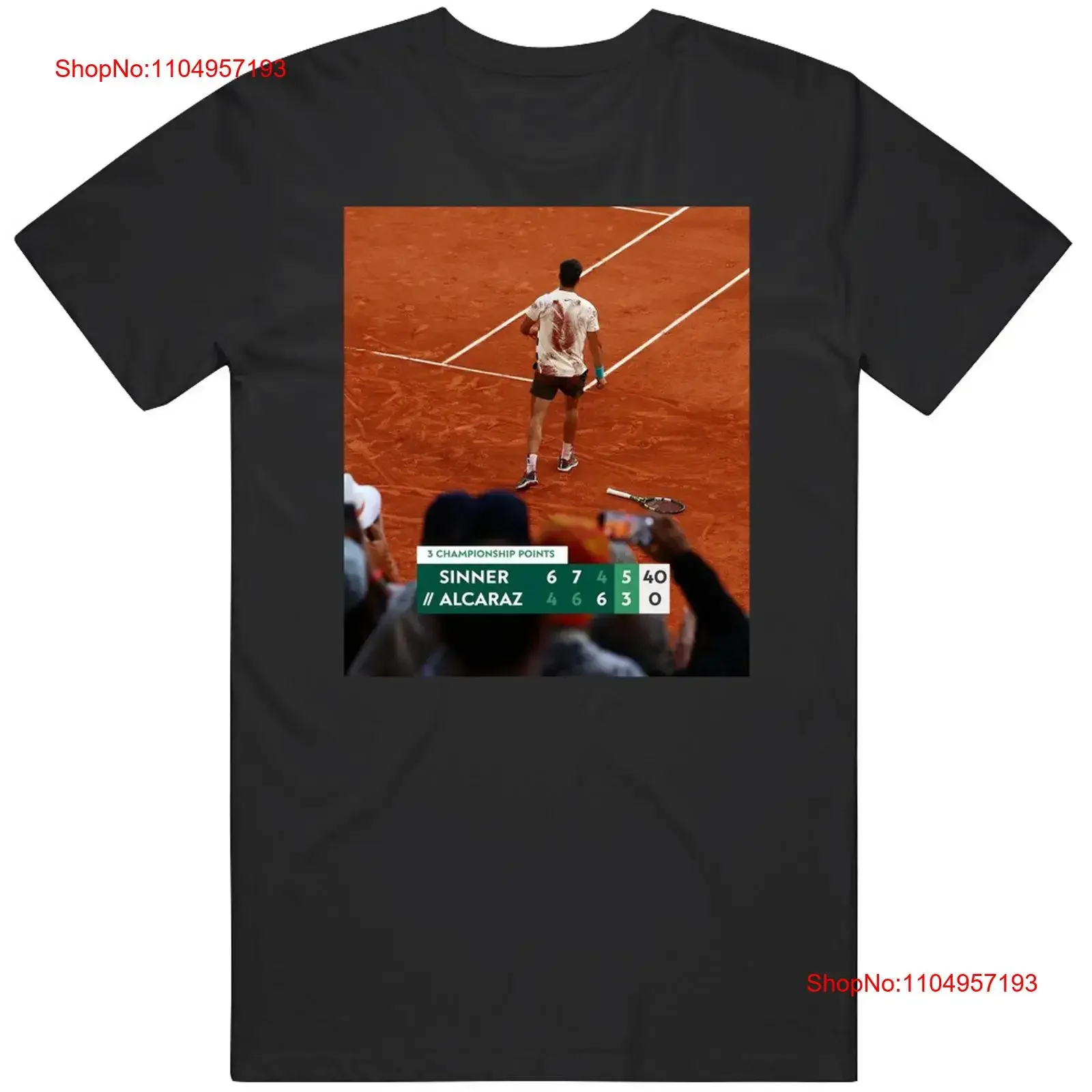 Carlos Alcaraz French Open Comeback Great Idea T Shirt vintage Washed fashion graphic homme Soft designer clothes Stylish