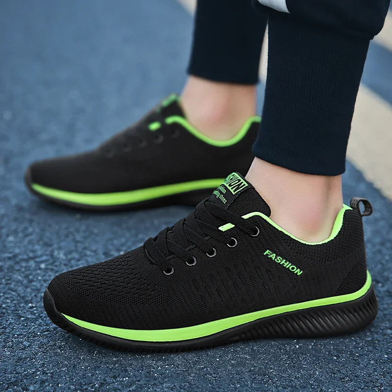 

New Men Running Shoes Walking Jogging Casual Sneakers Leisure Breathable Fashion Lace-up Comfortable Loafers Brand Outdoor Blade