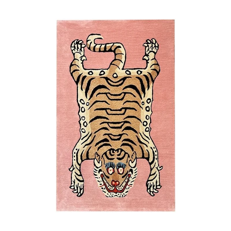 

Wool mat coffee table home living room carpet trend