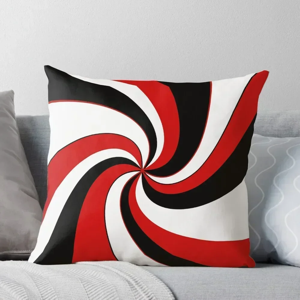 

Red, black and white twist design Throw Pillow Pillow Cases Decorative Cushion Covers For Living Room Luxury Pillow Case