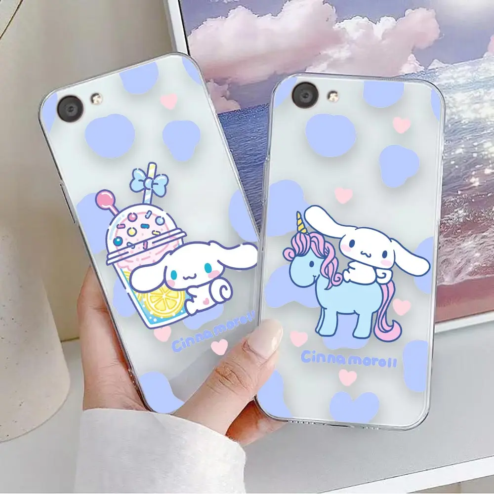 Clear Phone Case For VIVO Y32 Y33S Y50 Y51S Y52S Y53S Y55S Y95 Y97 V20 V21 5G 4G Case Funda Coque Capa Shell Cartoon Cinnamoroll