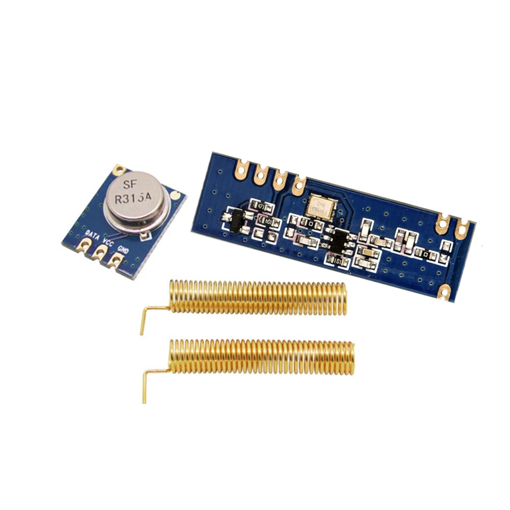 Arduino Uno 315MHz STX882 Transmitter Module+20pcs 315MHz Receiver RF Module+20pcs SW315-TH23 315MHz Gold plated Spring Antenna