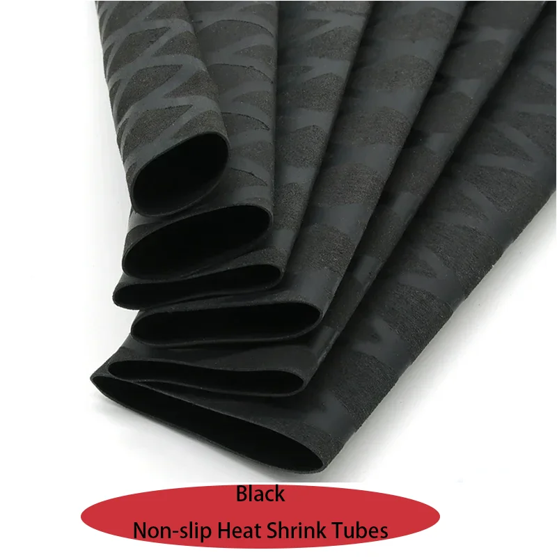 

Black non-slip heatshrink fishing rod wrap 15 18 20 22 25 28 30 35 40 45 50 mm handle insulated and protected waterproof sleeve