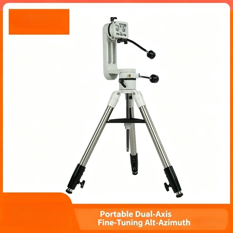 Astronomical Telescope Mount Micro Motion Alt Azimuth Bracket Load Bearing 10Kg 360 Degree Dial Dual Axis Worm Gear Structure