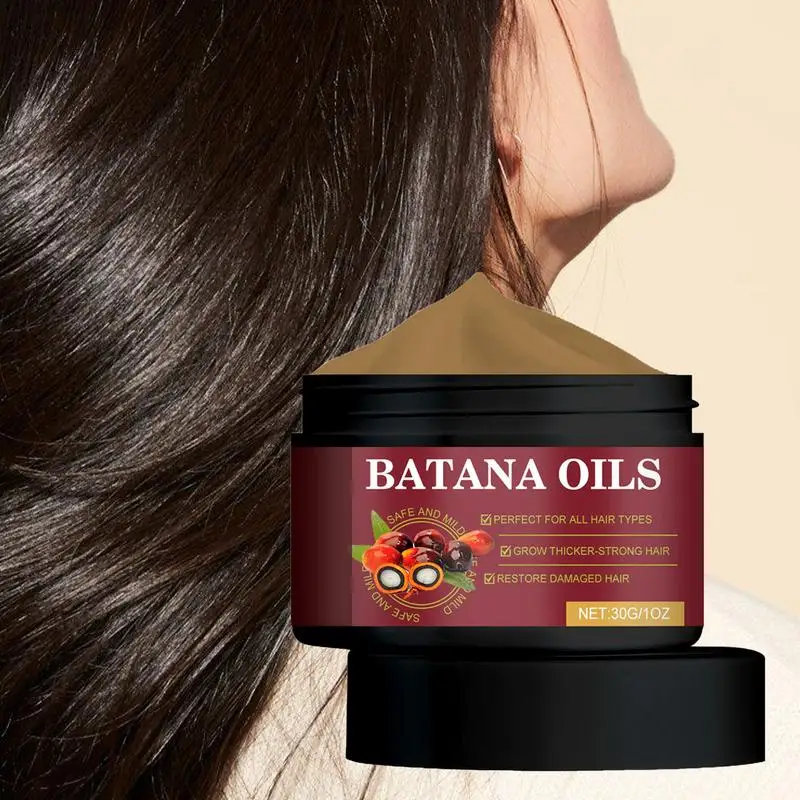 Natural BatanaOil For Hair Growth Authentic Cold Pressed Organic Sebi BatanaOil Mask Unrefined Hair Growth Oil