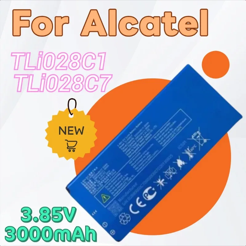 

TLi028C1 TLi028C7 Mobile Phone Battery 3.85V 3000mAh for Alcatel 1A 5002F 1B 5002A 5002I 5002M 5002S 2020 5002D High Quality