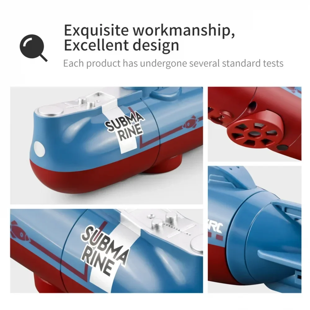 ミニ RC 潜水艦電動リモコンボート防水ダイビングおもちゃシミュレーションモデル子供男の子女の子子供の日のギフト