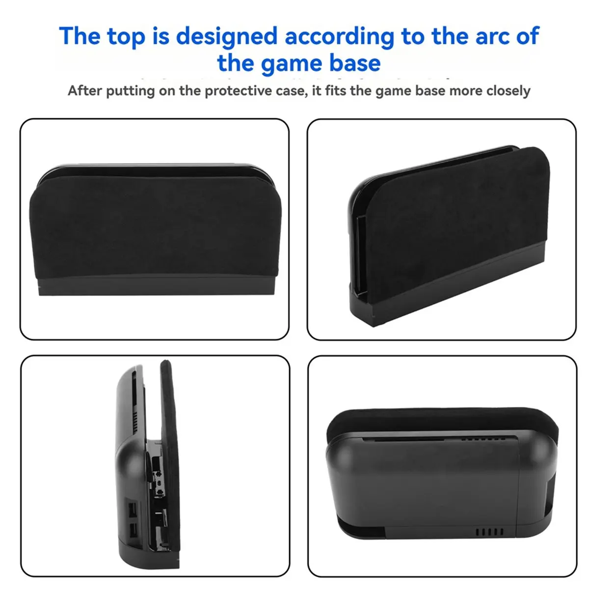 L73A NEW Dust Cover for Switch 2 Charging Dock Front Panel, Anti-Scratch Protective Cover for Switch 1 Charging Dock Front Panel