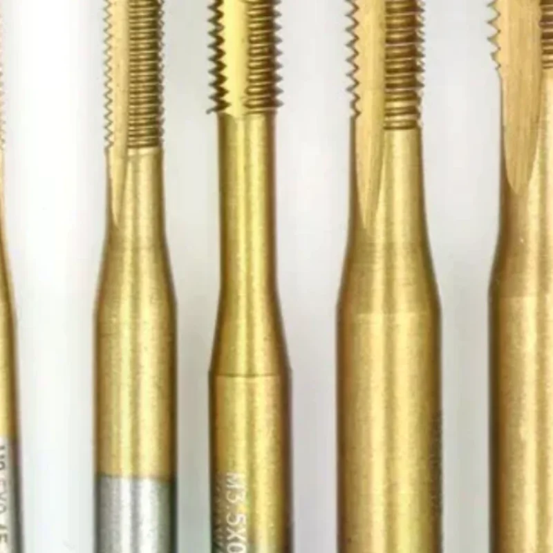 

1PC M2/M2.5/M3/M3.5/M4/M5 Spiral Point HSS Titanium Machine Right Hand Tap Drill Thread Plug Handle Taps