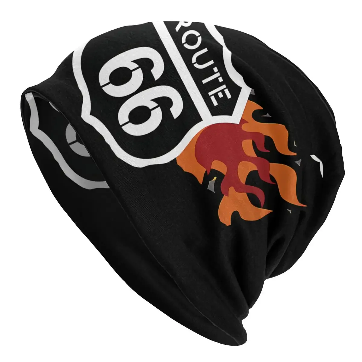 U S Route 66 Skullies Beanies Outdoor Hats Thin Bonnet Special Caps Men Women's Earmuffs