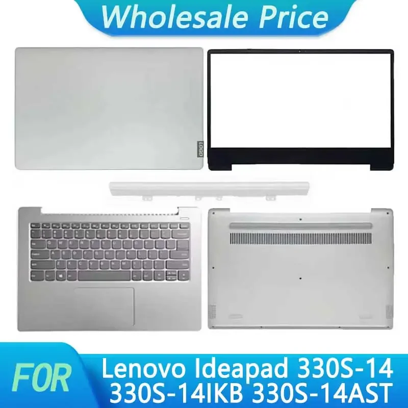 

Новинка для Lenovo Ideapad 330S-14 330S-14IKB 330S-14AST, задняя крышка ЖК-дисплея для ноутбука, передняя панель, верхняя часть упора для рук, нижняя часть корпуса, петля для клавиатуры