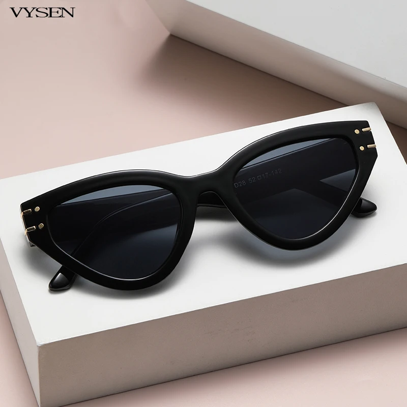 Fashion Cat Eye Sunglasses Women 2024 Luxury Brand Designer For Men Cateye Sun Glasses Ladies Retro Eyeglasses female Eyewear