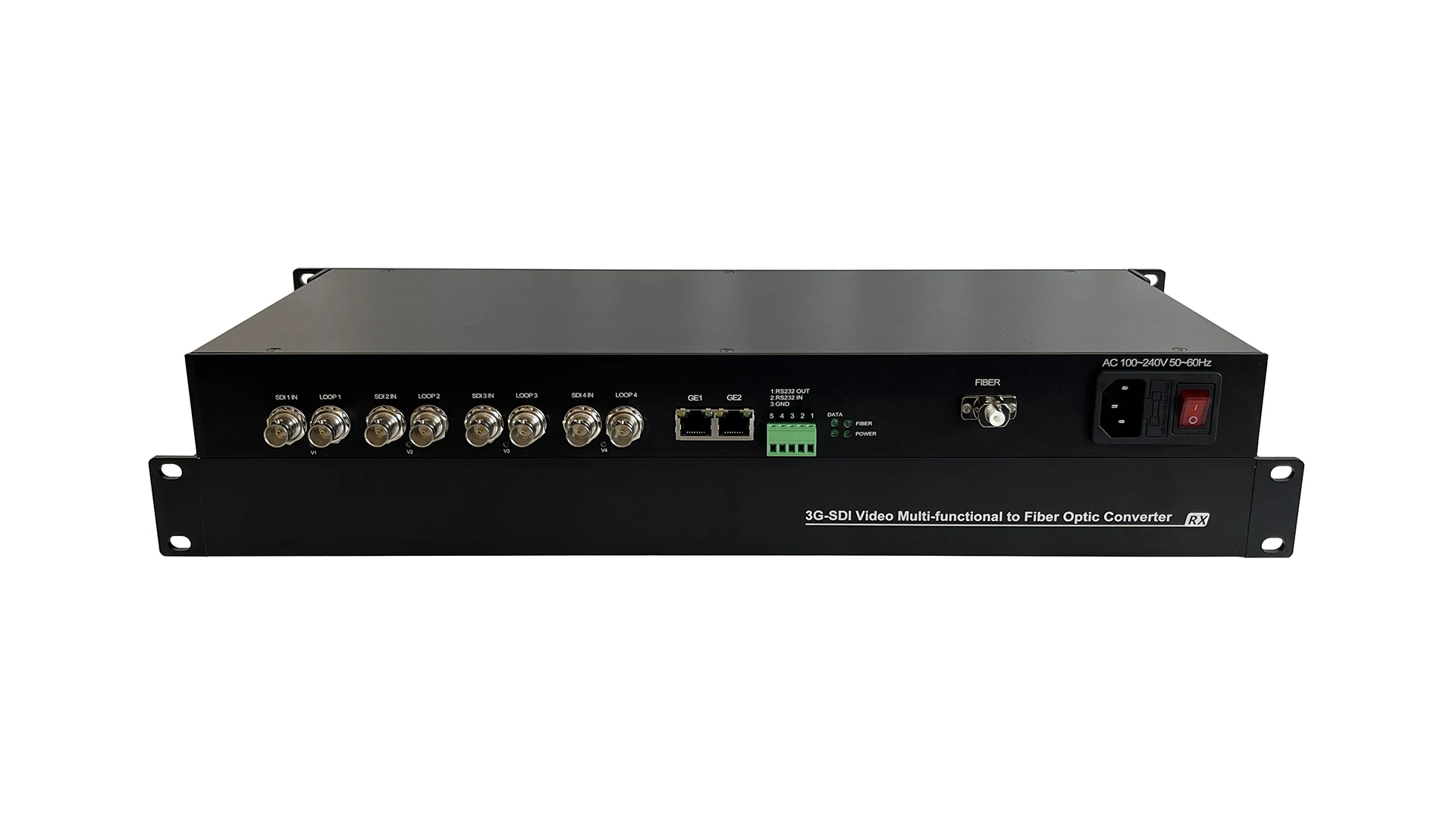 SDI To Fiber Systerm 3G SDI Fiber Video Converter over Fiber up to 20km with RS232 remote