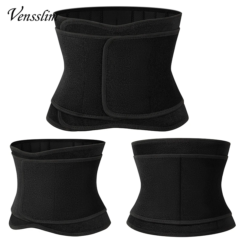 Vensslim Waist Trainer Women Belly Slimming Tummy Control Shapewear Sauna Sweat Trimmer Belt Slimmer Workout Body Shaper Corset