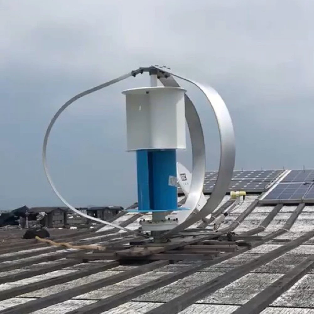High Efficiency 50KW 60KW 80KW 120V 380V 96V 220V Wind Turbines 3Phase AC Generator On Grid Tie Mains Power 3Blades Low Noise