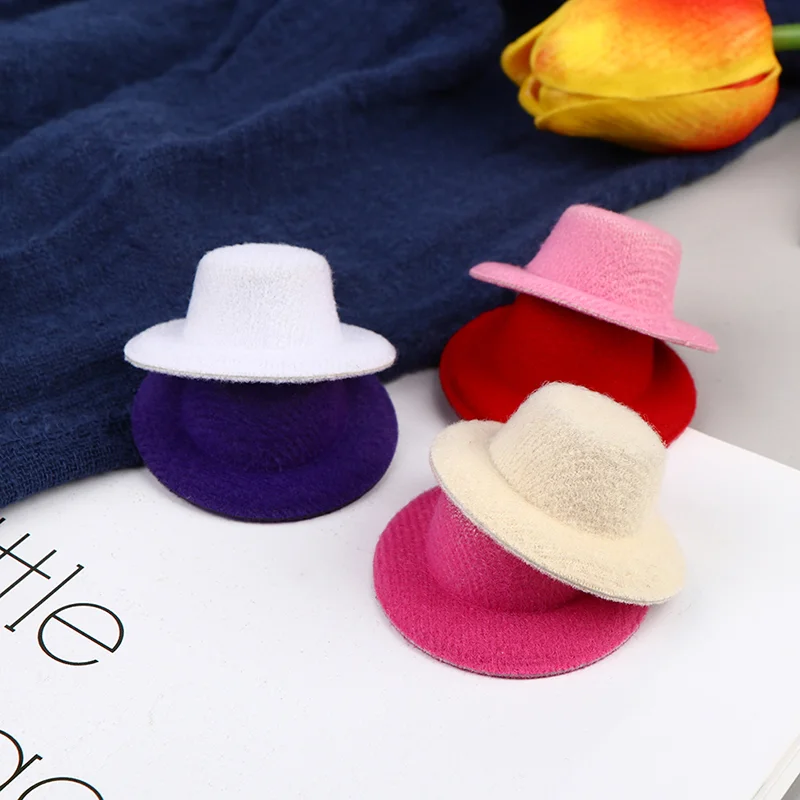 5Pcs 1:12 Doll House Hat Dollhouse Miniature Hat Mini Dolls Hat Dolls House Accessories Doll House Mini Hat