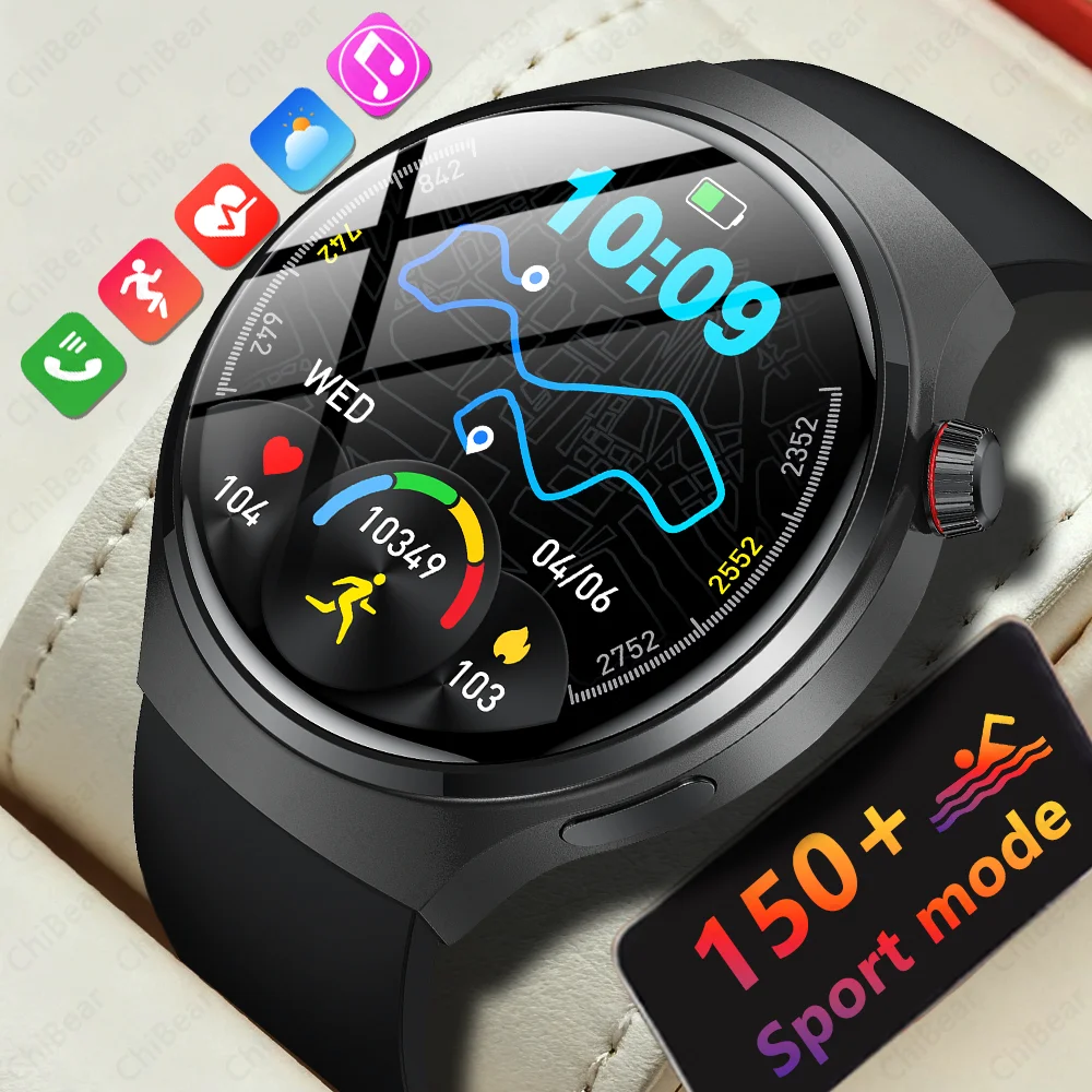 

2025 Outdoor Sport Smart Watch Bluetooth Call 150+ Sport mode Heart Rate Weather IP68 Waterproof Fitness Men Women Smartwatch