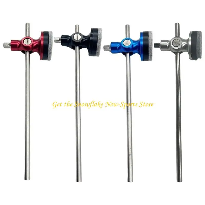 Einstellbare Bass Drum Pedal Beater Aluminium Legierung Hammer Kopf Kick Drum Fuß Pedal Beater Percussion Instrument Teile – Detail 5