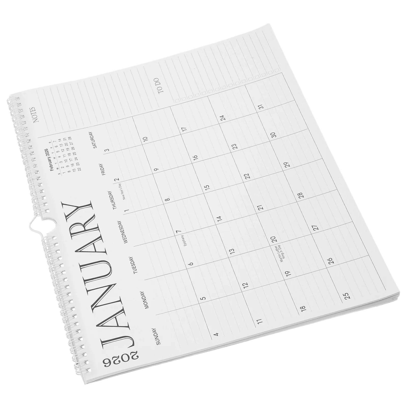 

Wall Calendar - Monthly Planner Jan 2026-Jul 2027 - Yearly Wall Planner - Large Hanging Calendar with Spiral Binding Holidays