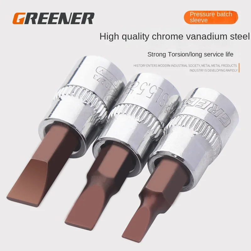 6Pcs 1/4 Inch Screwdriver Bit Socket Set Hex Screw Driver Bits H3-H8 Screwdriver Accessories For Torque Spanner Ratchet Wrench