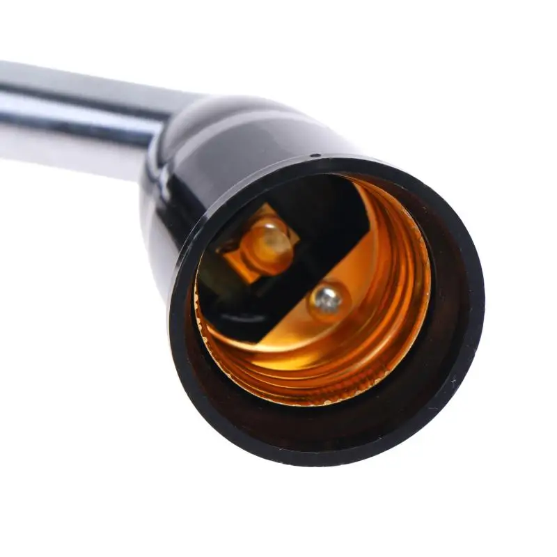 E27 To E27 LED Light Bulb Lamp Holder Flexible Extension Adapter Socket Extend Adapter Converter Wall Base Holder Screw 1Pc