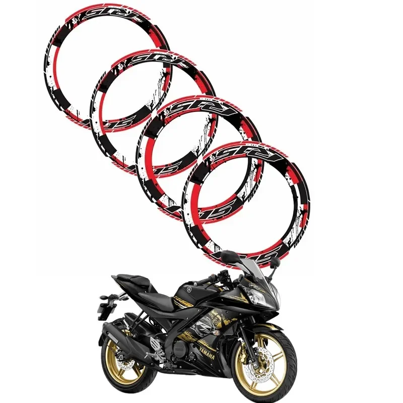 For All YAMAHA YZF R15 R 15 Motorcycle Parts Contour Wheel Decoration Decal Sticker - 1 Acsessories