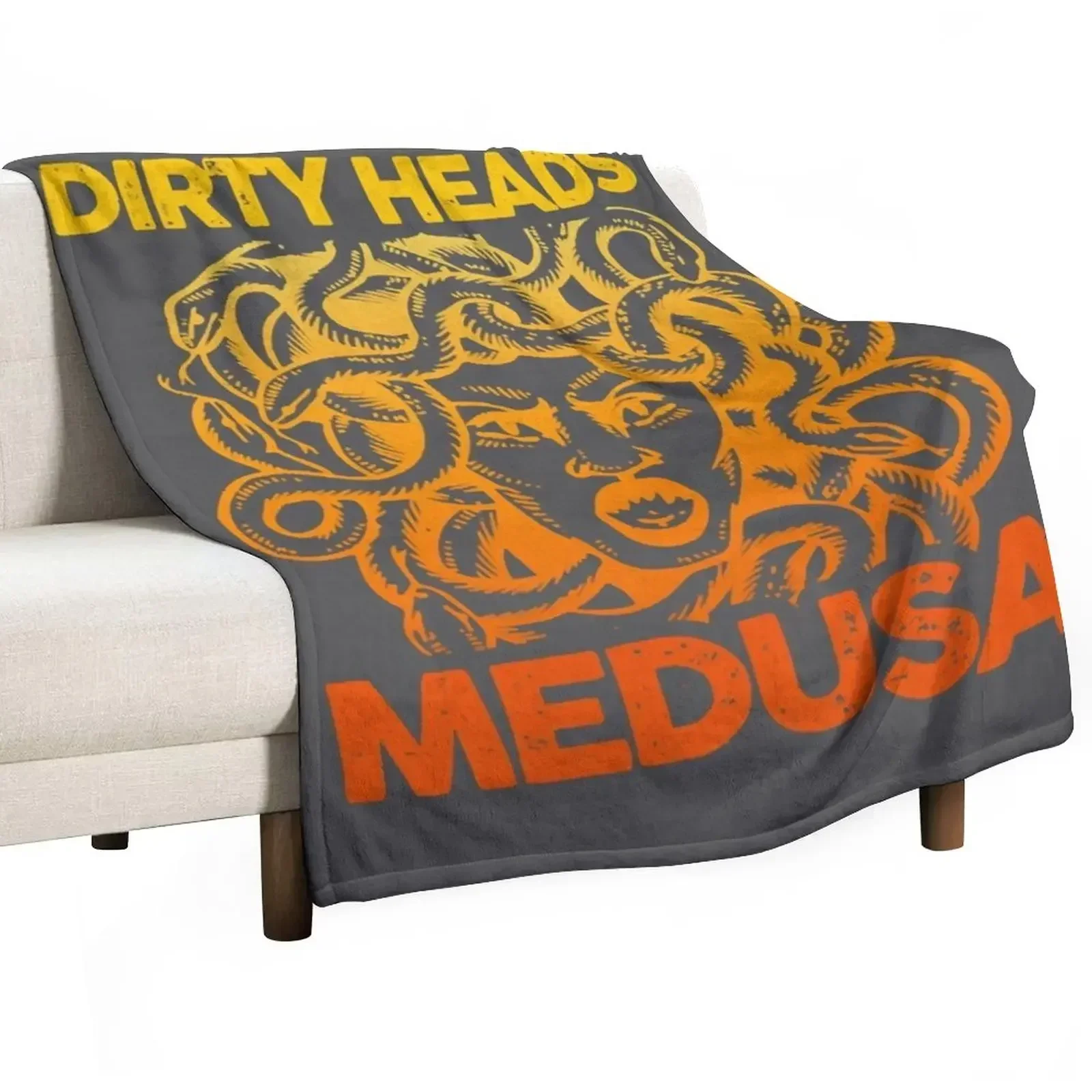 Dirty Heads Medusa Music Band Musician Fan Gift Throw Blanket Kid'S Sleeping Bag Designers Soft Beds Blankets