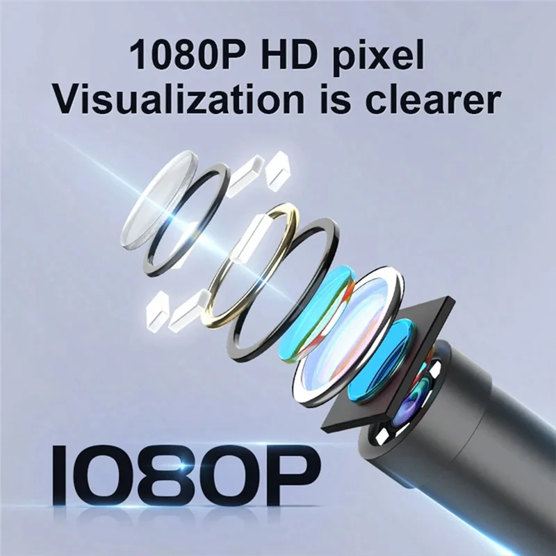 AB66-Endoscopio industriale 1080P Telecamera per ispezione periscopio digitale HD da 4,3 pollici IP67 Telecamera impermeabile 3 metri