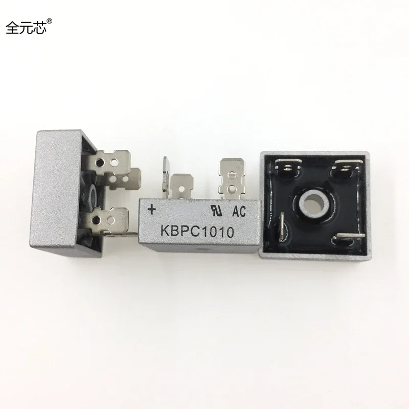 5PCS/LOT Single-phase bridge rectifier KBPC1510 rectifier stack square full bridge 15A1000V new KBPC1010