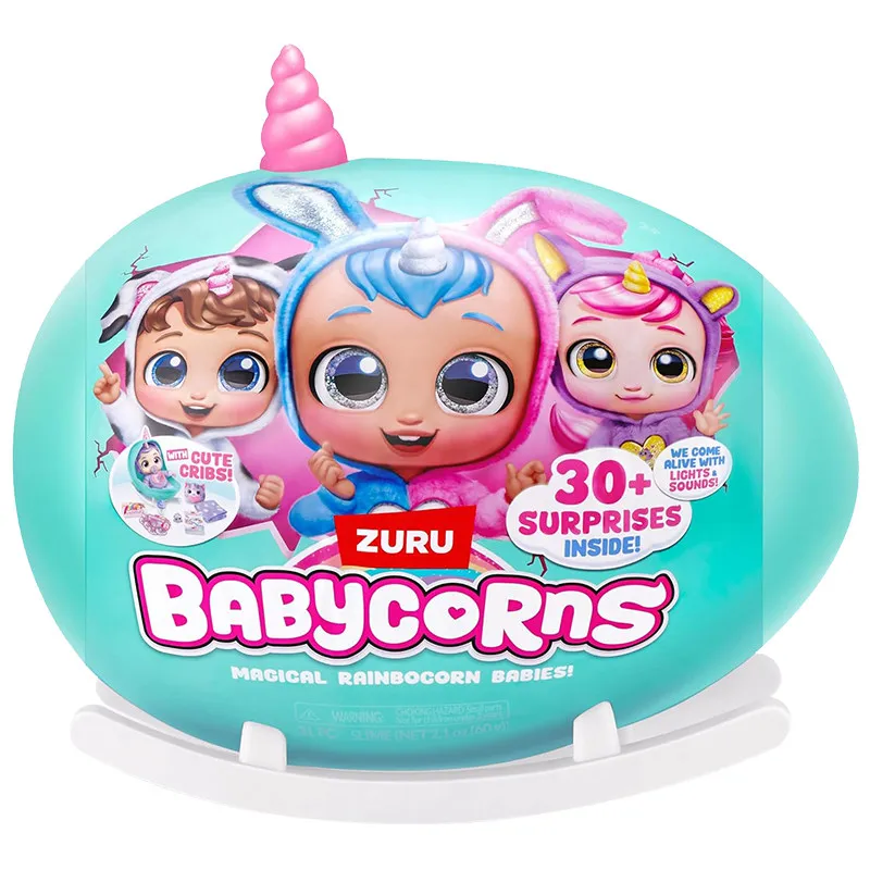

Zuru Rainbocorns Babycorns Surprise Blind Egg Magical Collectible Toy With 30+ Surprises Lights Sounds Desk Decor For Toys Gift