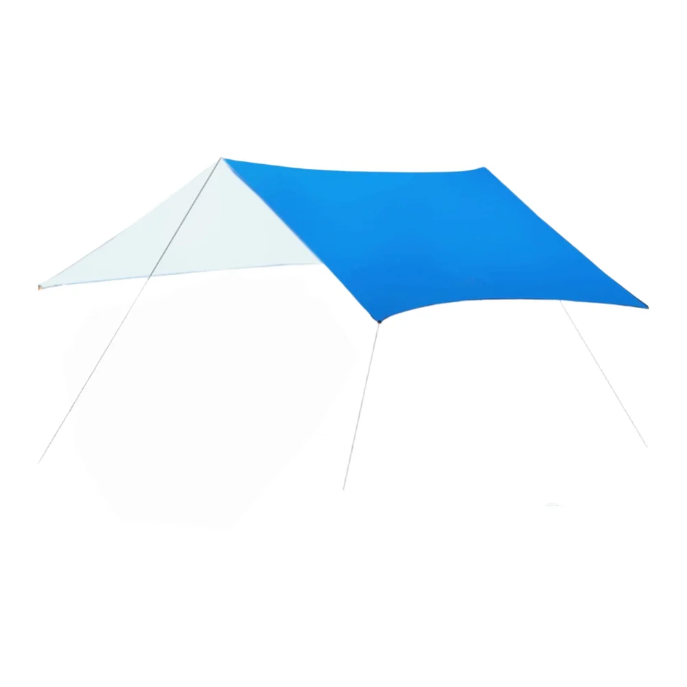 Camouflage Waterproof Tarp 300x300cm UV Protection Sun Shade Wind Rope Nail For Beach Camping Hiking Ground Mat Canopy Parts