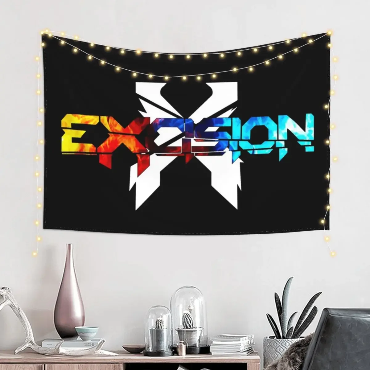 X Headbanger Dubstep Tapestry Decoration Room Wallpapers Home Decor Wall Hanging Aesthetics For Room Tapestry