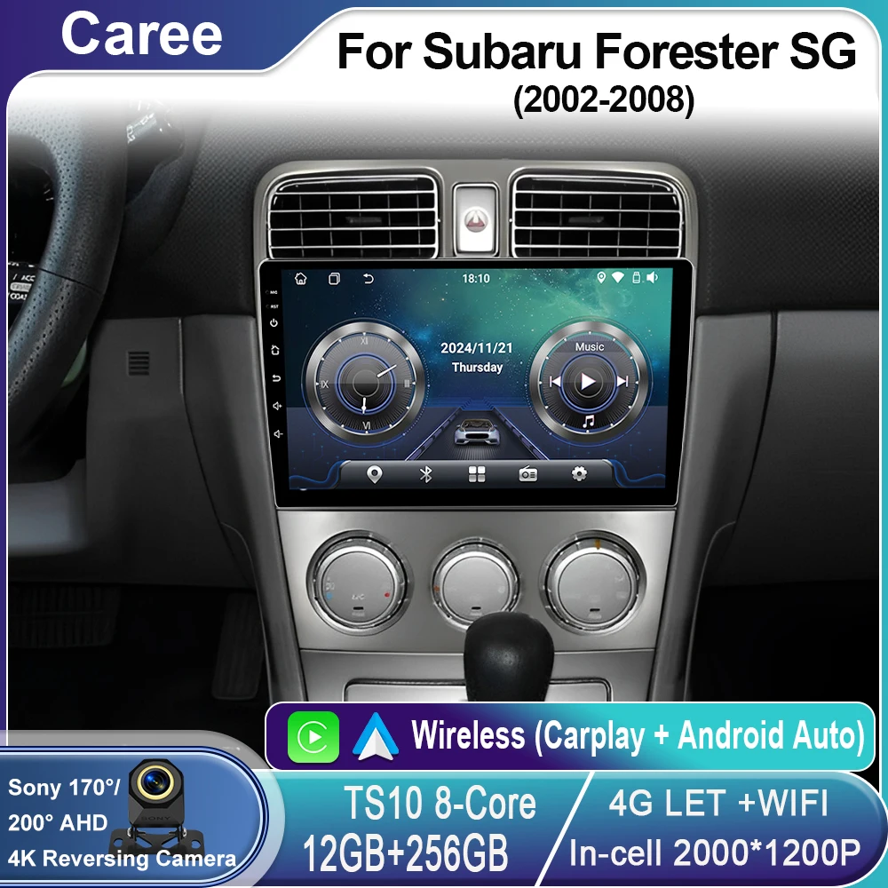 

Android Car For Subaru Forester SG 2002-2008 Car Radio Autoradio Multimedia Video Player Navigatie Carplay Screen BT No 2Din DVD