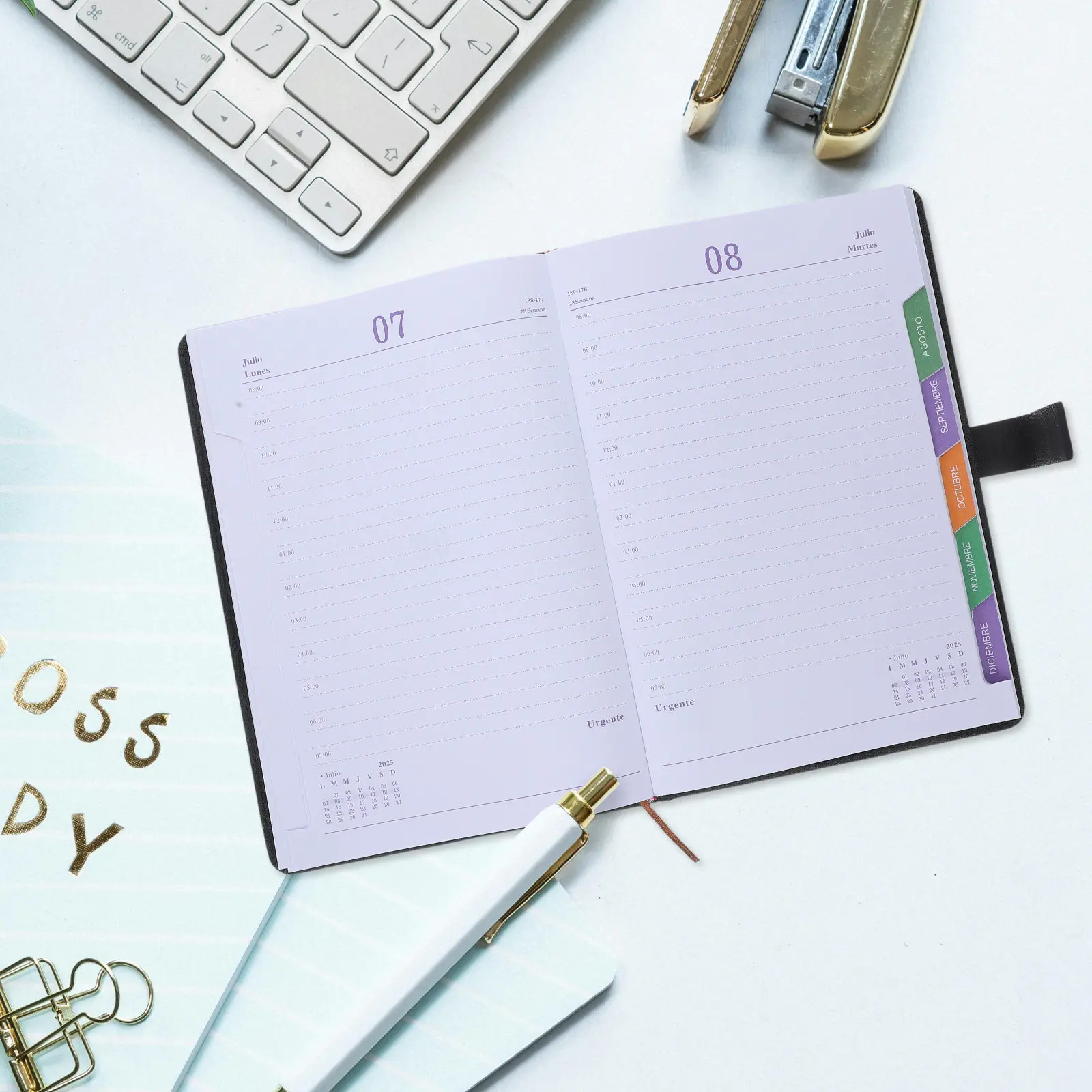 spanish-daily-planner-portable-work-scheduler-2025-office-academic-notepad-yearly-task-organizer-work-planner-notepad