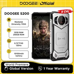 DOOGEE S200 Rugged Phone 5G Dimensity 7050 Octa Core 1.32