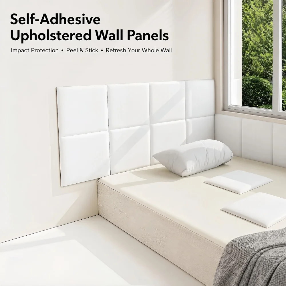 1PC Self-Adhesive Soft Wall Panels Anti-Collision Design Soft Cushion Anti-Collision Wall Panels Morden Style
