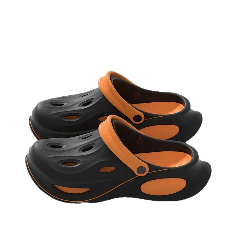 

Мужские сандалии Asgard на толстой подошве, удобные дышащие нескользящие водонепроницаемые садовые туфли, летние уличные повседневные пляжные тапочки