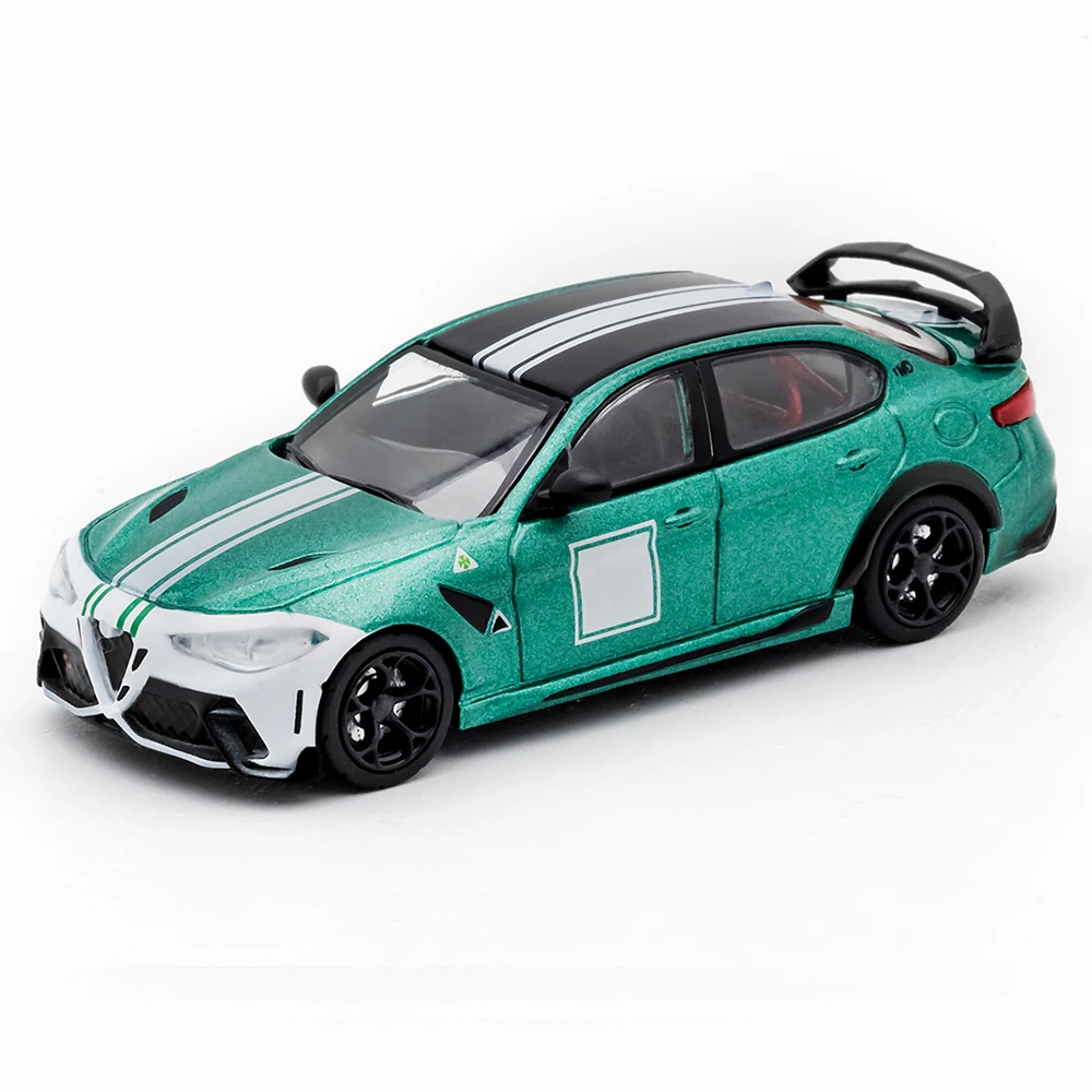 DCT 1/64 Alfa Romeo Giulia GTAm Modello di Auto Sportiva Auto Vintage Pressofuso Collezione di Veicoli Giocattolo per Adulti