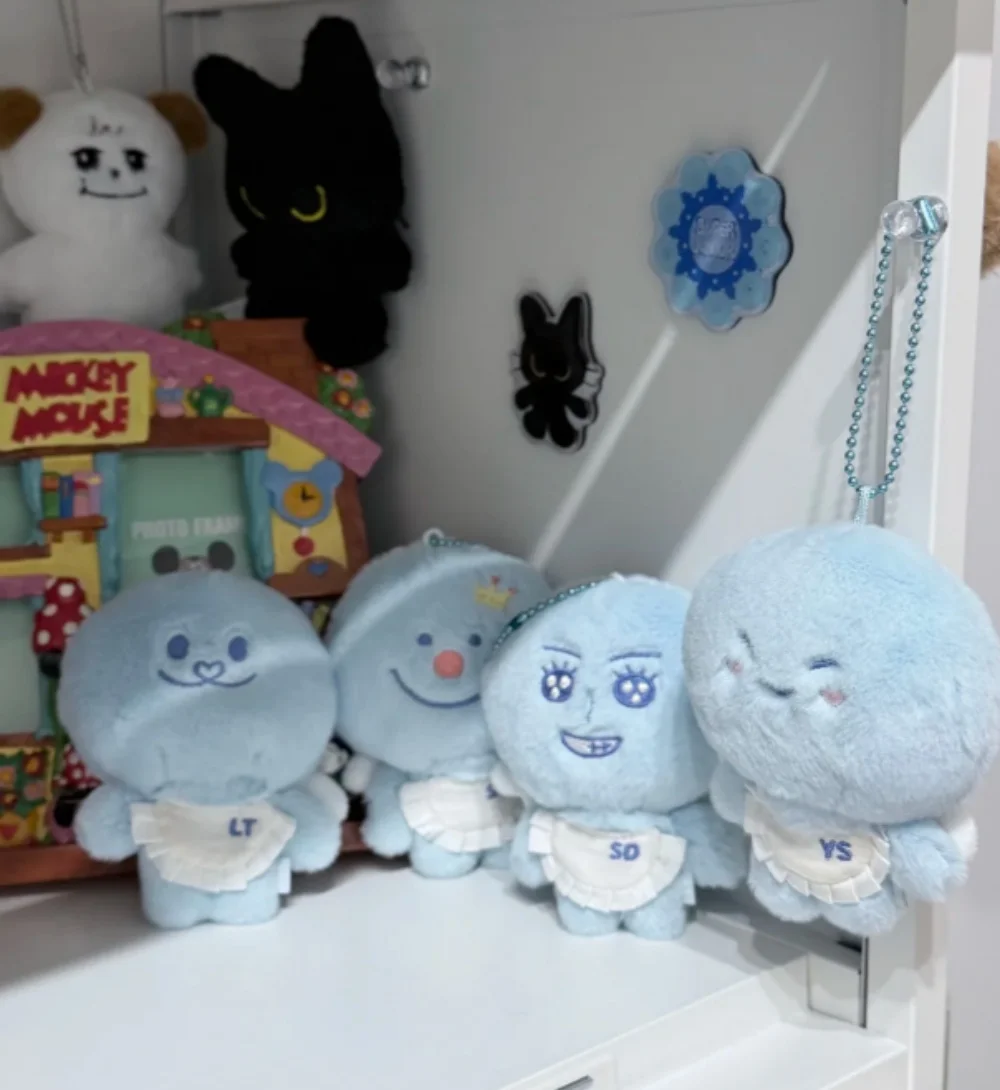 

In Stock Super Junior Doll Keychain Cartoon Cute Soft Short Plush Pendant Toy Key Ring Siwon Heechul Leeteuk Fans Birthday Gift