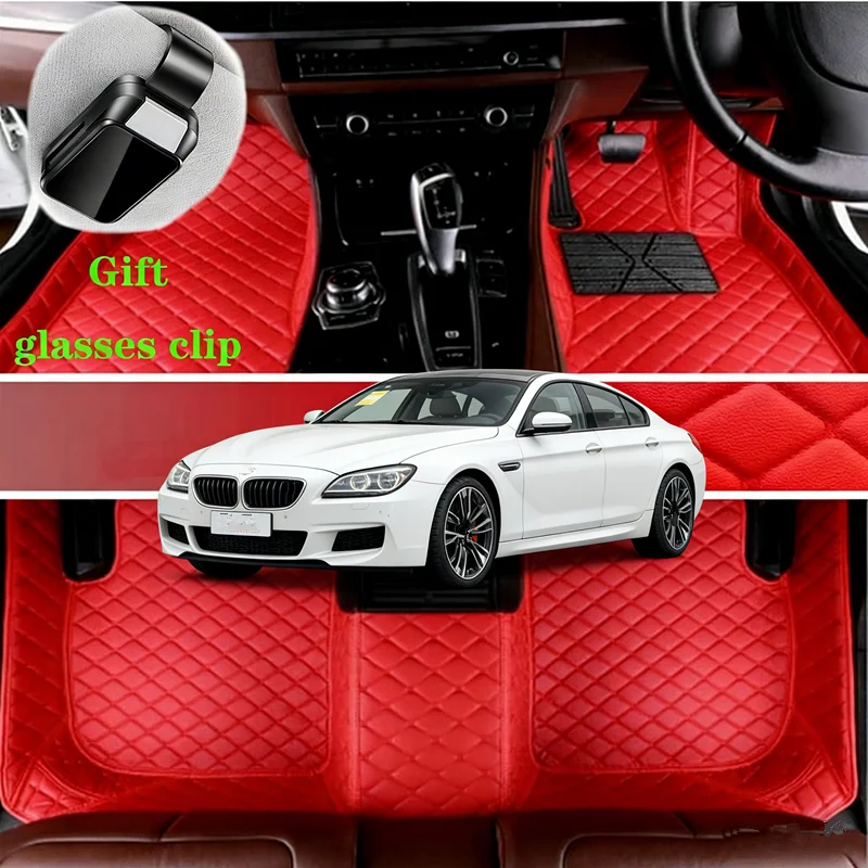 

Custom For BMW M6 F06 Gran Coupe 4-door Luxury 2012-2018 Car Floor Mats Car Accessories Carpets Covers Left /Right Hand Drive