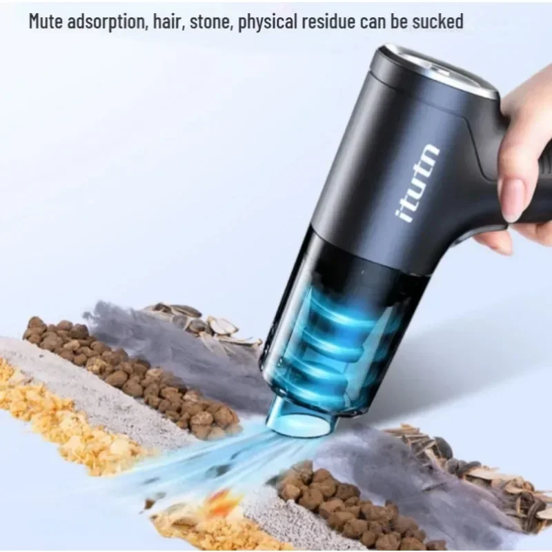 ITUTN Portable Car Vacuum Cleaner 4 in 1 Wireless Powerful Handheld Mini Cleaning Machine Home Appliance High Suction 120W