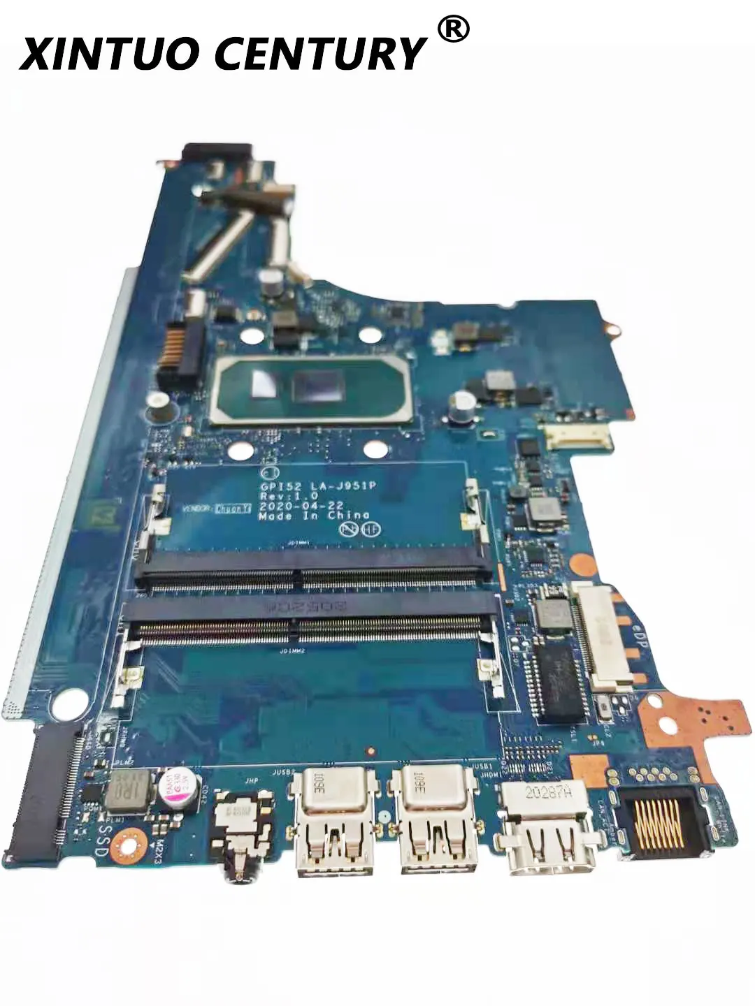 Imagem -04 - Nova Placa-mãe Gpi52 La-j951p Original para hp 15-da Portátil Placa-mãe M17755001 M17755601 com i3 i5 I710th Gen Cpu Ddr4