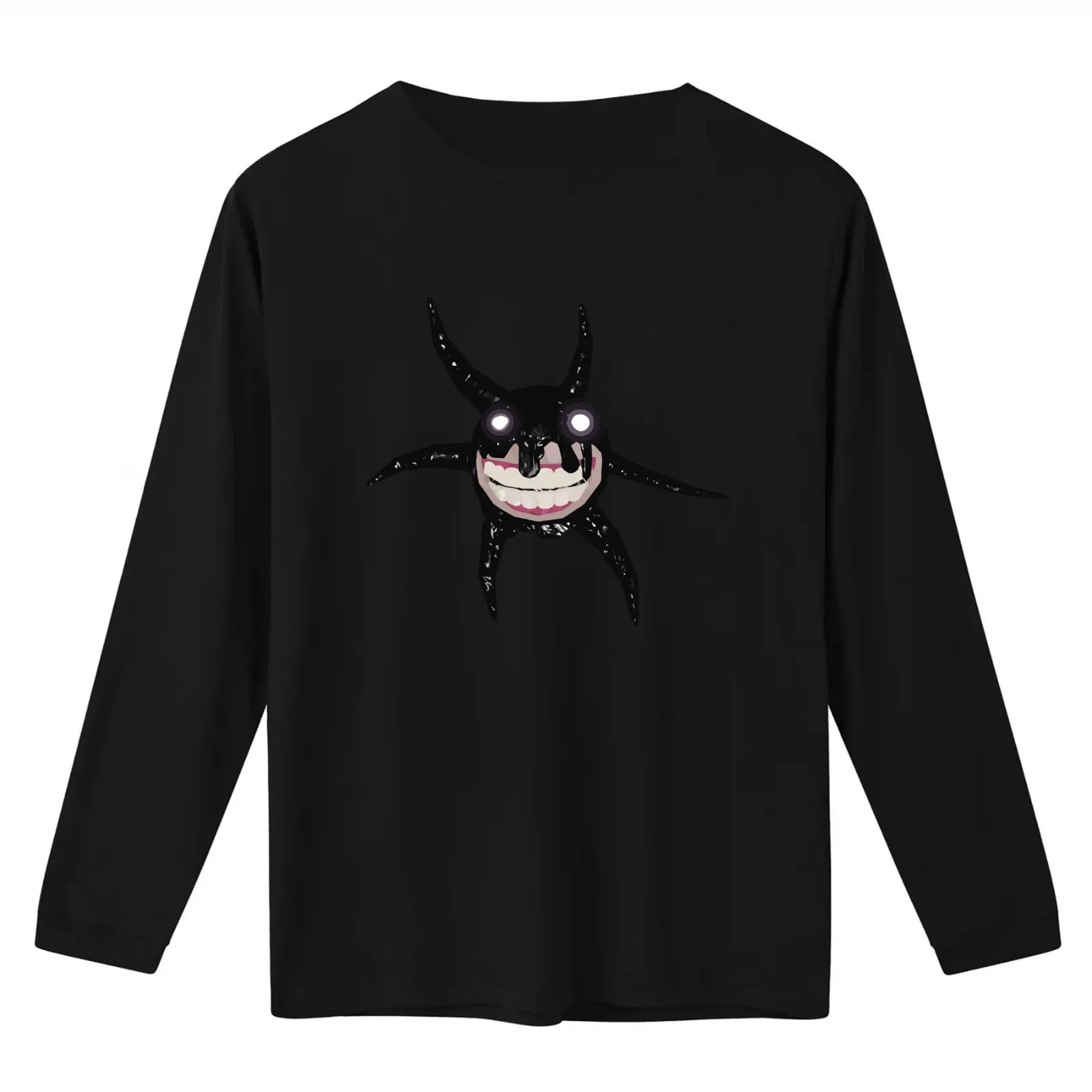 DOORS - Screech hide and Seek horror T-Shirt Summer Casual Cotton Tee Oversized Streetwear Tops Vintage Graphic Print