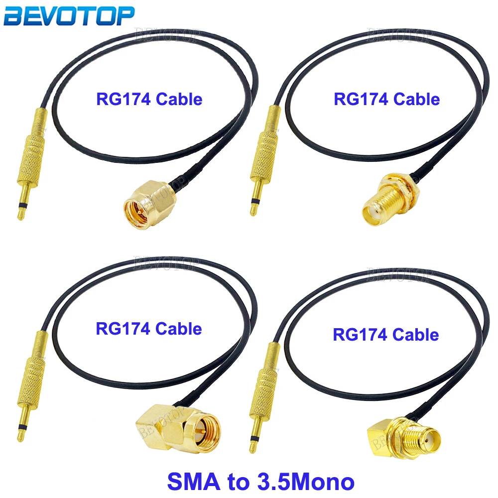 SMA Male/Female to 3.5mm Mono 1/8