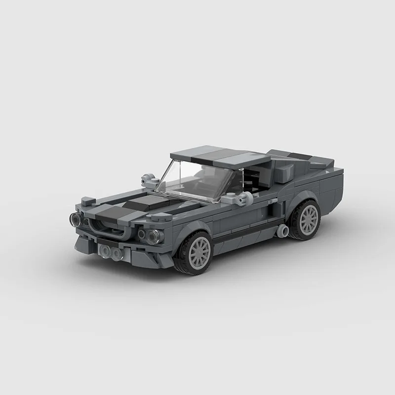 

Shelby GT500 compatible LEGO small particle building block moc racing car supercar model puzzle