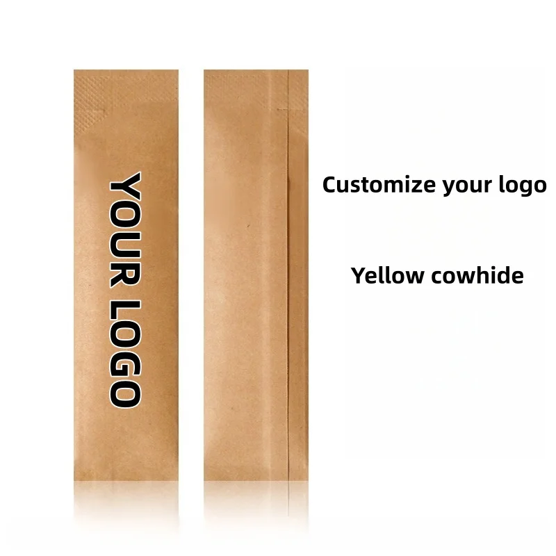 【Logo Custom】100Pcs Customized Aluminum Foil Bag Powder Plastic Bag Suitable for Food and Cosmetics Packaging Materials